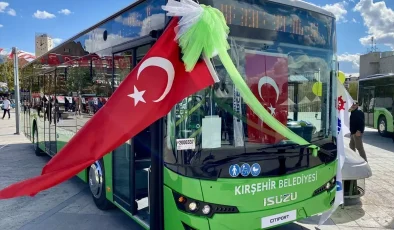 Kırşehir’de 6 Yeni Halk Otobüsü Hizmete Girdi