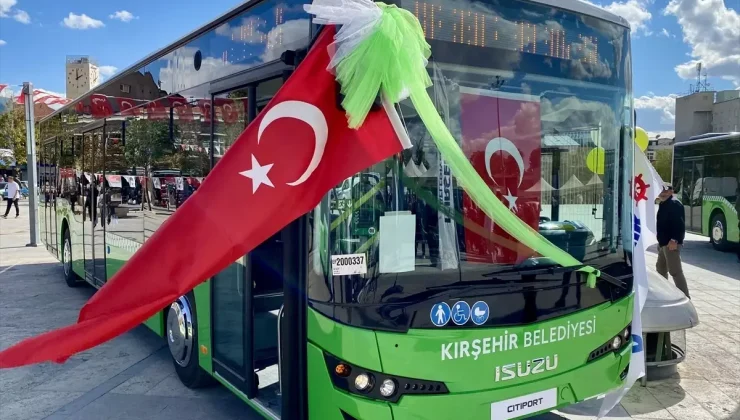 Kırşehir’de 6 Yeni Halk Otobüsü Hizmete Girdi